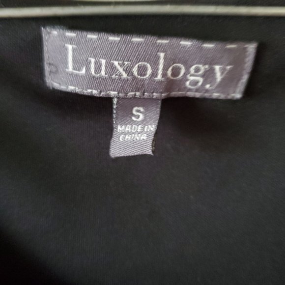 A Luxology Women's Dress Animal Print Career Evening Old Money Belted  S - Picture 11 of 12